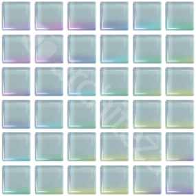 Gloss 15x15x4 mm - iCG703 Иридиевая стекл. мозаика