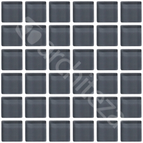 Gloss 15x15x4 mm - CG714  Прозрачная стекл. мозаика