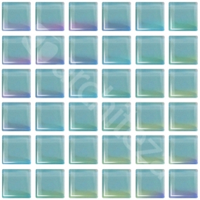 Gloss 15x15x4 mm - iCG702 Иридиевая стекл. мозаика