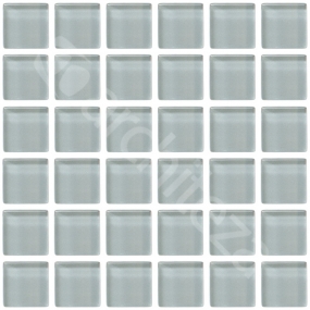 Gloss 15x15x4 mm - CG710  Прозрачная стекл. мозаика