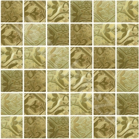 Мозаика стеклян. 48X48X8,  Fantasy FS-17_8mm