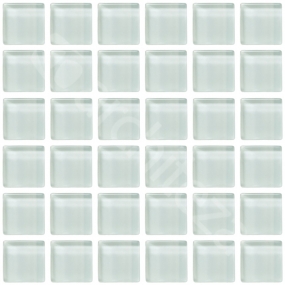 Gloss 15x15x4 mm - CG704  Прозрачная стекл. мозаика