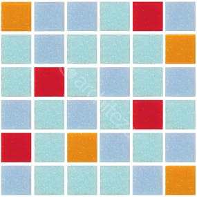 Water Line Смесь из мозаики 20X20 Red Sea
