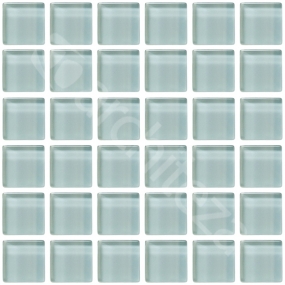 Gloss 15x15x4 mm - CG709  Прозрачная стекл. мозаика