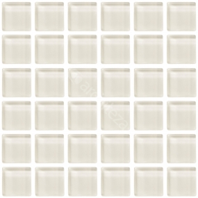 Gloss 15x15x4 mm - CG740 - прозрачная стекл. мозаика-(12)-13
