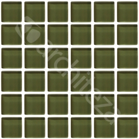 Gloss 15x15x4 mm - CG759  Прозрачная стекл. мозаика