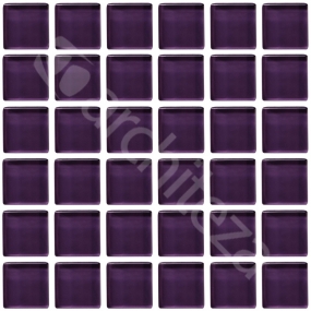 Gloss 15x15x4 mm - CG730  Прозрачная стекл. мозаика