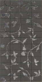 Urbana Antracite Mosaico Fiore Naturale Rettificato 30x60 tono A455