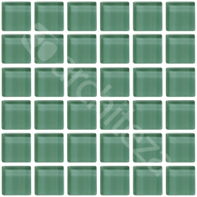 Gloss 15x15x4 mm - CG754  Прозрачная стекл. мозаика