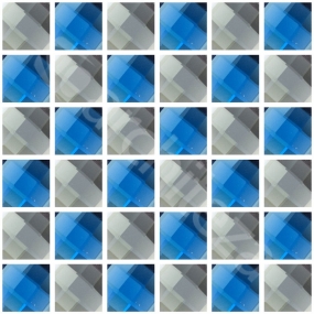 ILLUSION CRYSTALL  AB-22  20x20x5mm, стекл.мозаика-(16)-14