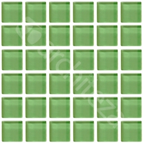 Gloss 15x15x4 mm - CG755  Прозрачная стекл. мозаика