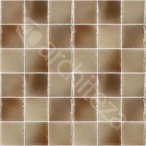 Ice Cube Sand стеклянная мозаика 98х98х8mm на сетке-(26)-11