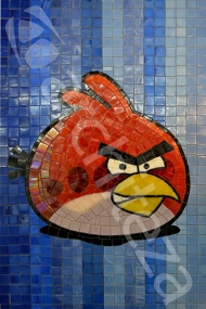 Художественное панно "Angry bird" S-0.15m2