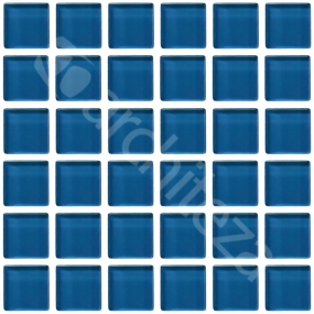 Gloss 15x15x4 mm - CG700  Прозрачная стекл. мозаика