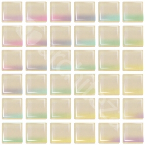 Gloss 15x15x4 mm - iCG739  Иридиевая стекл. мозаика