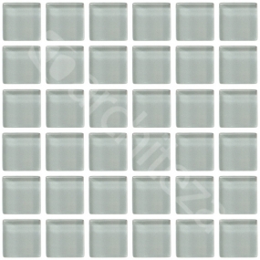 Gloss 15x15x4 mm - CG719  Прозрачная стекл. мозаика