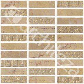 Мозаика Pan_Art_04 (камень), 15х48x8mm -(15)-13