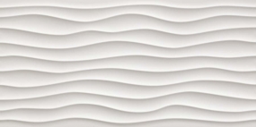 Керамитеская плитка 3D Dune White Matt 40x80