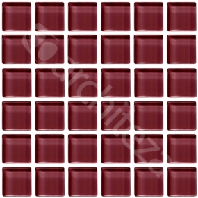 Gloss 15x15x4 mm - CG722  Прозрачная стекл. мозаика