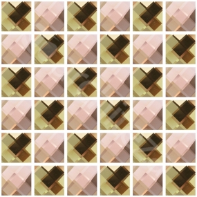 ILLUSION CRYSTALL  AB-18  20X20X5mm