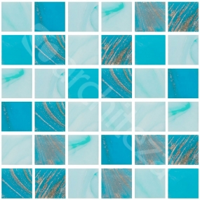 Смесь стандартная из мозаики Aqua - на бумаге (8)-09