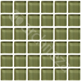 Gloss 15x15x4 mm - CG750  Прозрачная стекл. мозаика