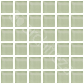Gloss 15x15x4 mm - CG749  Прозрачная стекл. мозаика