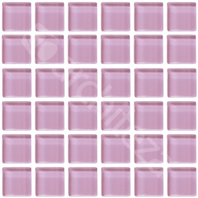 Gloss 15x15x4 mm - CG727  Прозрачная стекл. мозаика