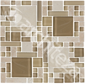 Смесь HERMES 10 (стекло+камень) (23X23mm, 48X48mm)