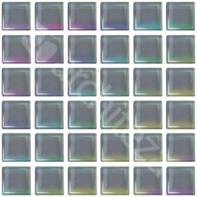 Gloss 15x15x4 mm - iCG715  Иридиевая стекл. мозаика