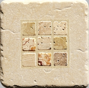 Керамическая плитка Crema Trani 10  Inserto T
