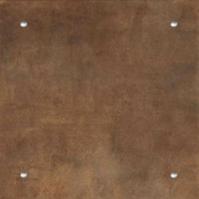 Плита фальшпола с заклёпкой Cementi Toffee Brown 60x60