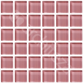Gloss 15x15x4 mm - CG724  Прозрачная стекл. мозаика