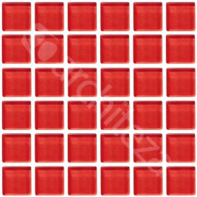 Gloss 15x15x4 mm - CG725  Прозрачная стекл. мозаика
