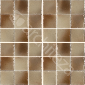 Ice Cube Sand стеклянная мозаика 98X98X8mm на сетке