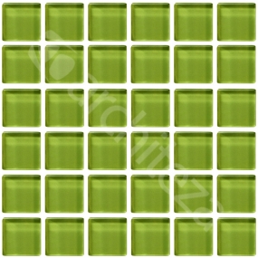 Gloss 15x15x4 mm - CG743  Прозрачная стекл. мозаика