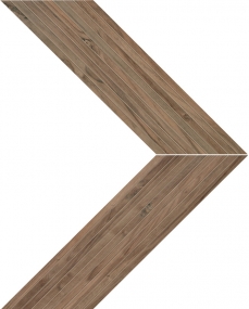 Etic Noce Hickory Chevron Tatami A+B 74x22,2 Керамический гранит
