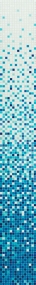 Растяжка стандартная из мозаики Blue