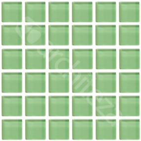 Gloss 15x15x4 mm - CG756  Прозрачная стекл. мозаика