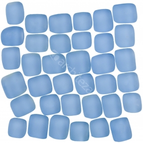 Gloss 15x15x4 mm - GG809  Прозрачная стекл. мозаика