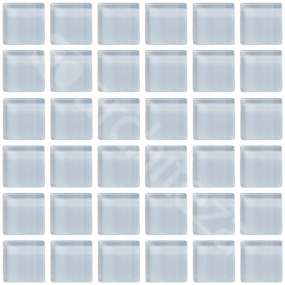 Gloss 15x15x4 mm - CG716  Прозрачная стекл. мозаика