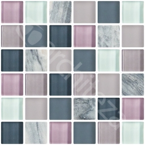 Candy Gloss 23X23X8,смесь Sweet (стекло+камень)