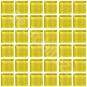 Gloss 15x15x4 mm - CG748  Прозрачная стекл. мозаика