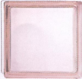 Стеклоблок 198 Pink, без волны