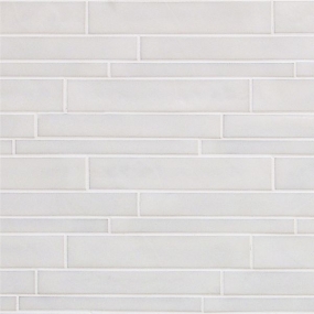 Vetro Modulo Neutra List. Sfalsato Lux Bianco 21x25