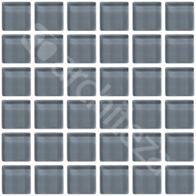 Gloss 15x15x4 mm - CG715  Прозрачная стекл. мозаика