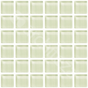 Gloss 15x15x4 mm - CG747  Прозрачная стекл. мозаика