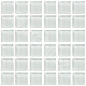 Gloss 15x15x4 mm - CG720  Прозрачная стекл. мозаика