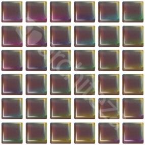 Gloss 15x15x4 mm - iCG737  Иридиевая стекл. мозаика