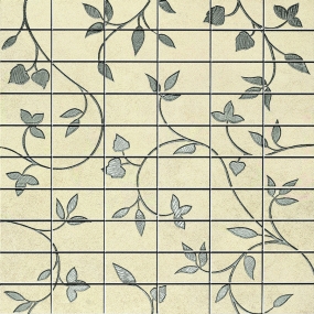 Urbana 45x45 Bianco Mosaico Fiore Naturale Rettificato R546